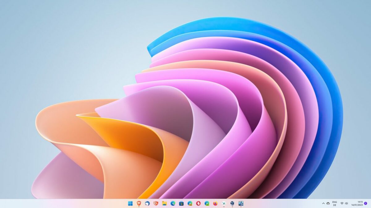 Windows 11 desktop view