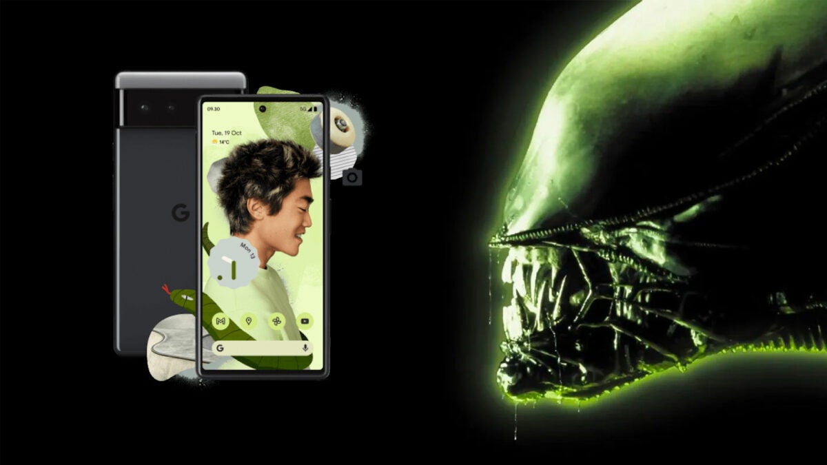 google pixel alien