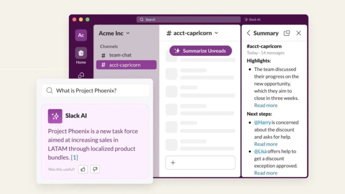 Slack embraces artificial intelligence