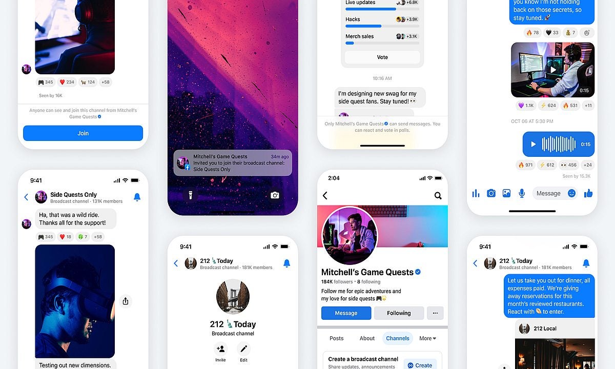 Discover Broadcast Channels on Facebook and Messenger – Real-time, interactive content with your favorites. Stay engaged and informed. Explore now!