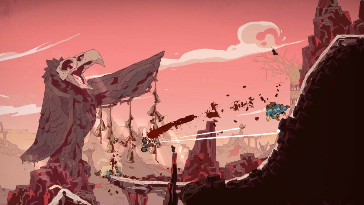 The best indie game of the year is Spanish and it features deserts, motorcycles, and lots of bullets