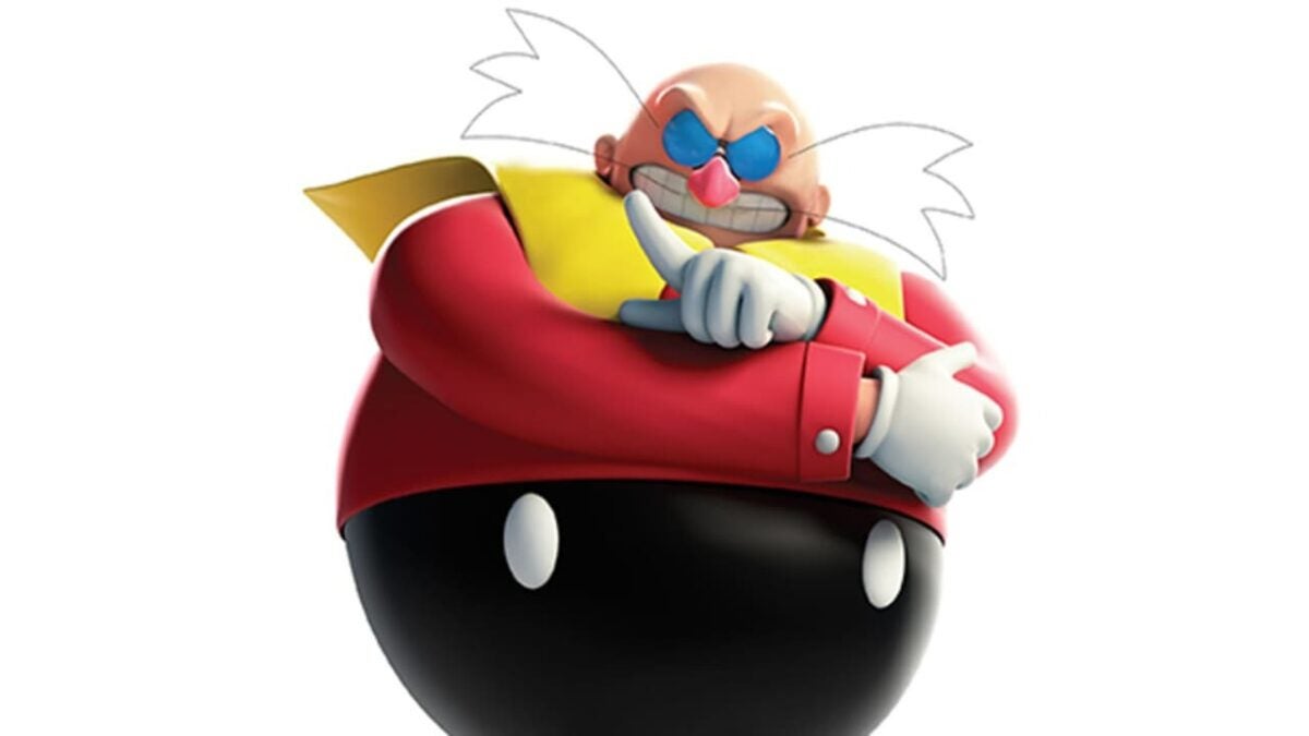 Doctor Robotnik shaves his mustache for a good cause, and the result is… creepy