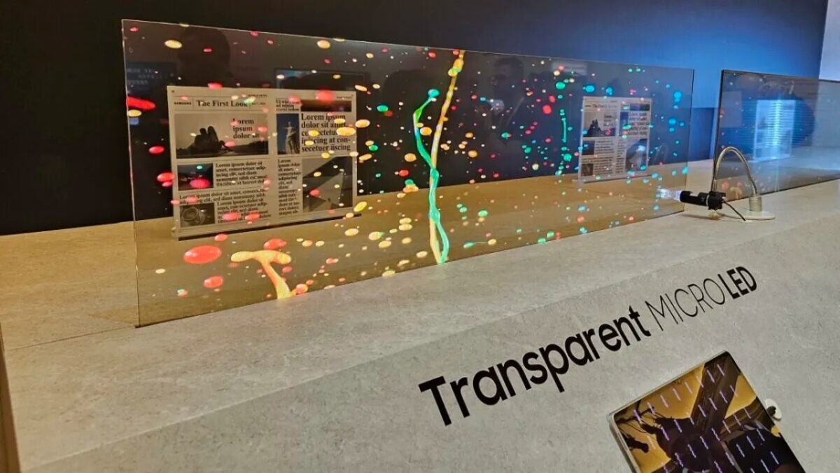 Samsung achieves the impossible: a television that looks like a hologram