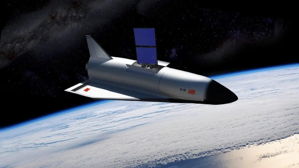 What is the mysterious object that this Chinese spacecraft has left in orbit?