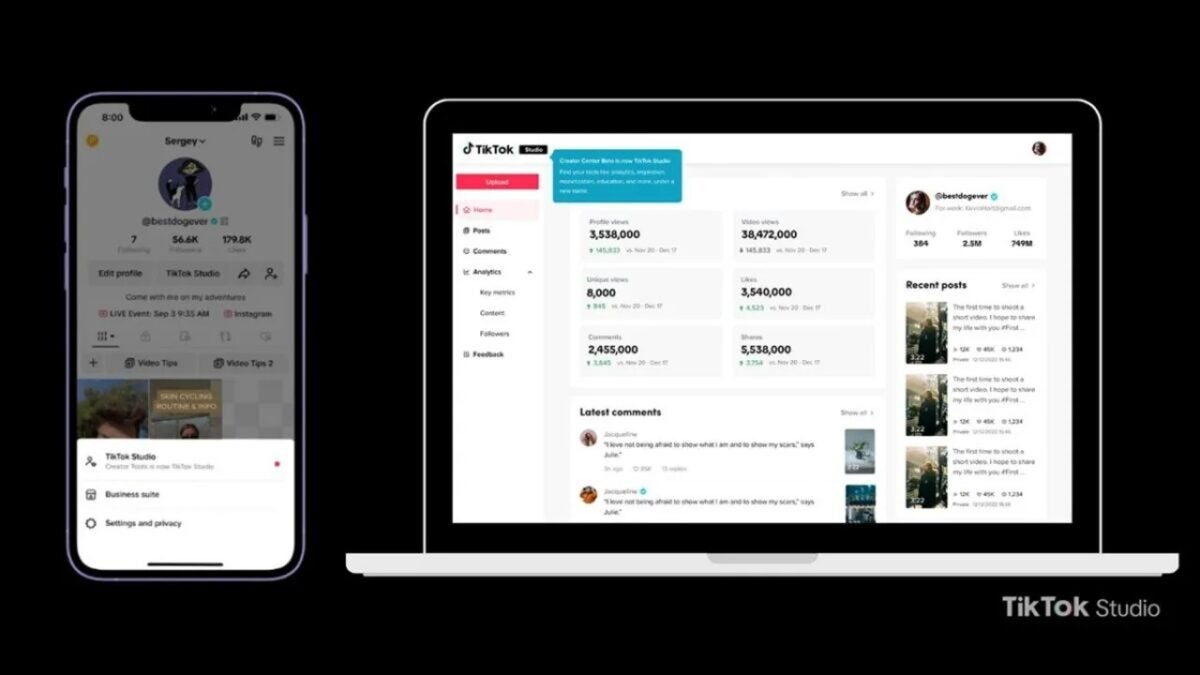 Content creators on TikTok will now have it much easier thanks to TikTok Studio