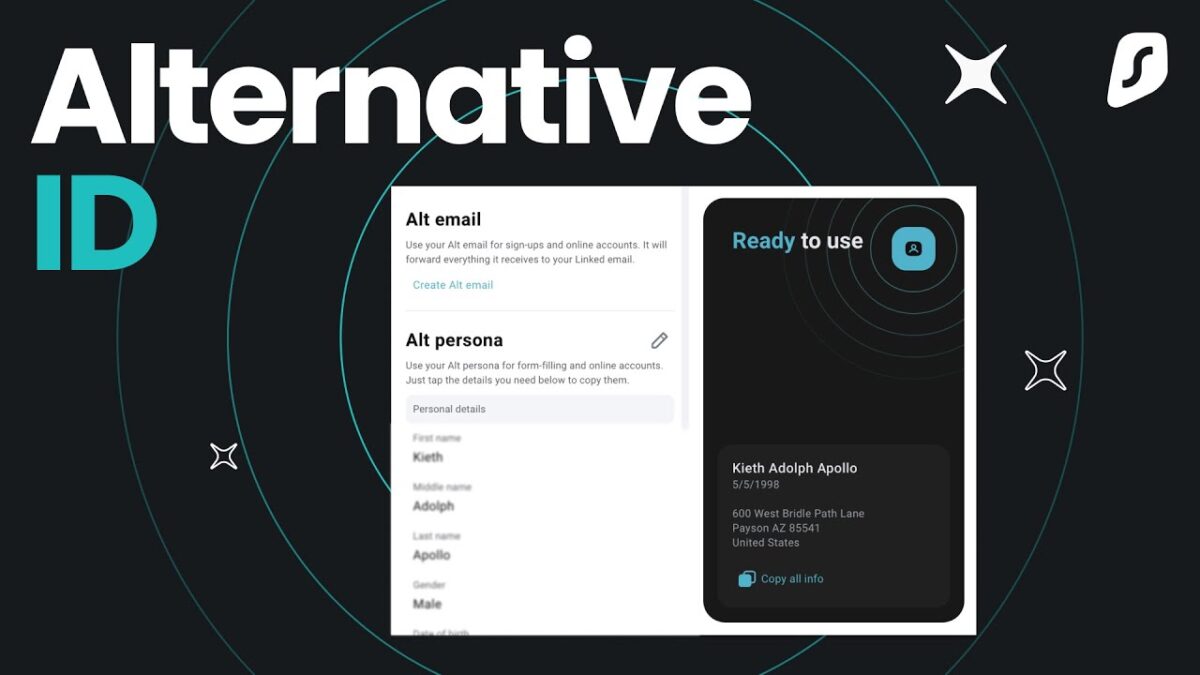 Protect Your Online Identity with Surfshark’s Alternative ID