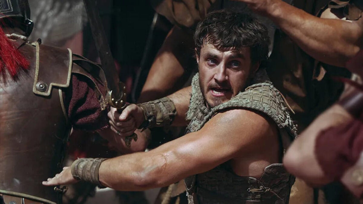 Pedro Pascal, Paul Mescal, and Denzel Washington can be seen in these spectacular Gladiator 2 images