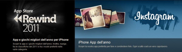 Le migliori applicazioni del 2011 secondo l’App Store