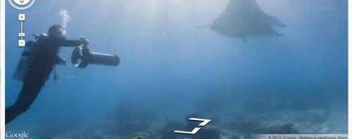 In fondo al mar, con Google Maps