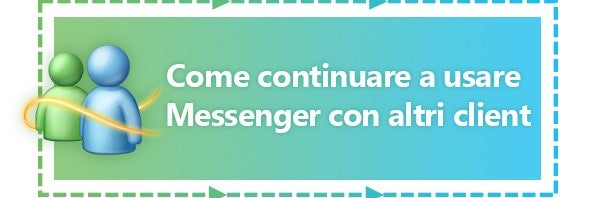 Come continuare a usare Messenger con altri client