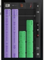 iPhone con GarageBand