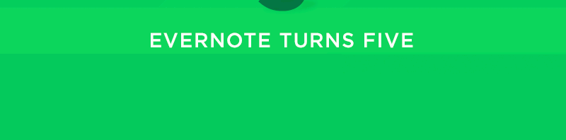 Evernote compie 5 anni!