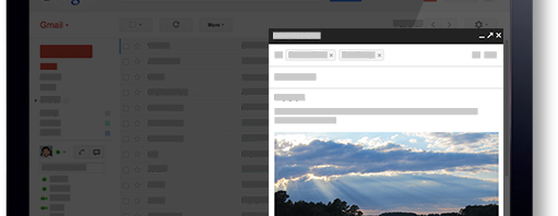 Gmail attiva la modalità di composizione a schermo intero