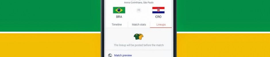 Google Now aggiunge schede sulle partite e le squadre dei Mondiali