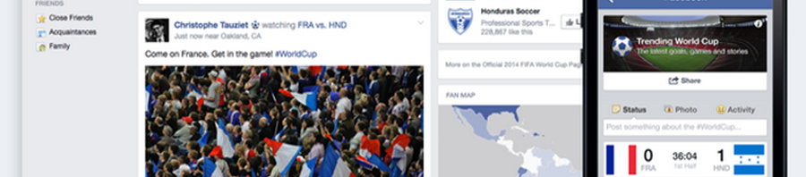 A colpi di hashtag, le partite del Mondiale si seguono su Facebook e Twitter