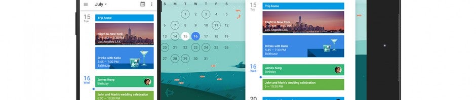 Google Calendar: nuovo look in stile Material Design e più funzioni