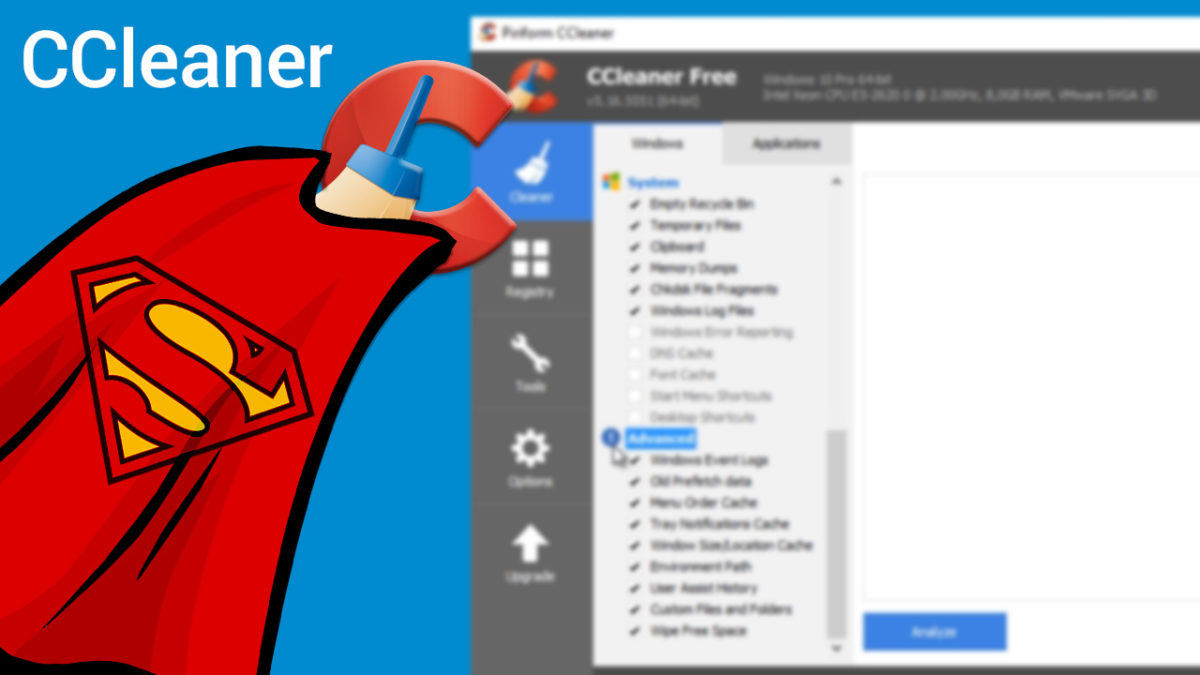 Come pulire il PC con CCleaner in un solo click (senza aprire il programma)
