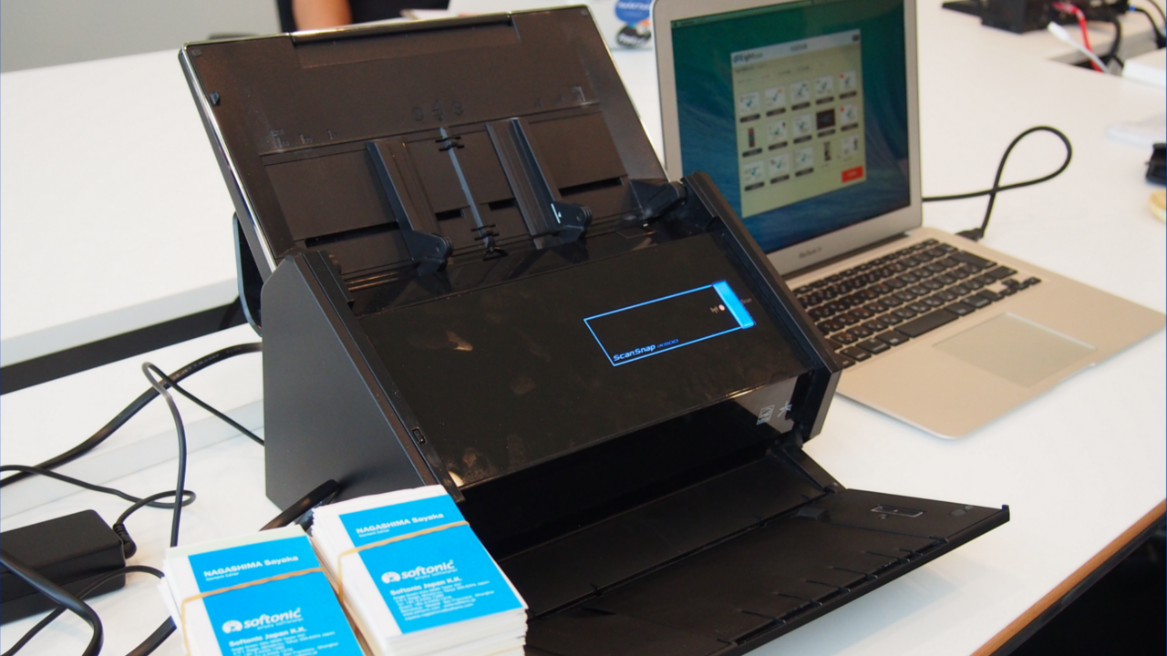 1時間で500枚！名刺のスキャンからデータ化まで、…