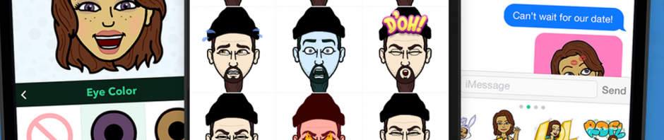 Bitstripsのスタンプ版アプリBitmoji登場　自分が主人公のオリジナルイラストでチャット