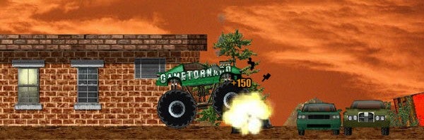 Game em Flash: Monster Truck Demolisher