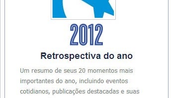 Retrospectiva 2012: um resumo do seu ano no Facebook