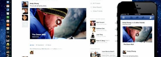 Facebook renova visual do feed de notícias e destaca conteúdo multimídia