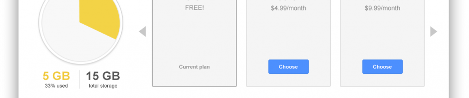 Google unifica Gmail, Drive e Google+ e oferece 15GB de armazenamento online