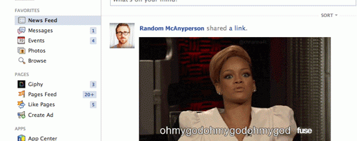 Giphy.com cria maneira de publicar GIFs animados no Facebook