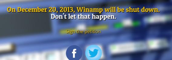 Fãs do Winamp se mobilizam e criam petição contra fim do player