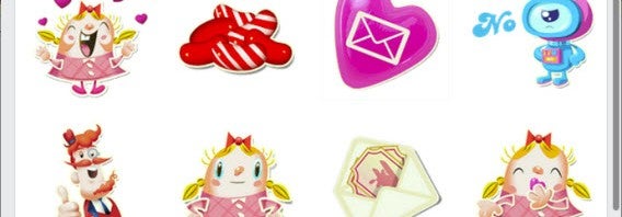 Stickers do Candy Crush chegaram à loja de figurinhas do Facebook