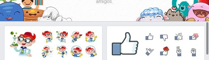 Como baixar stickers grátis para o Facebook