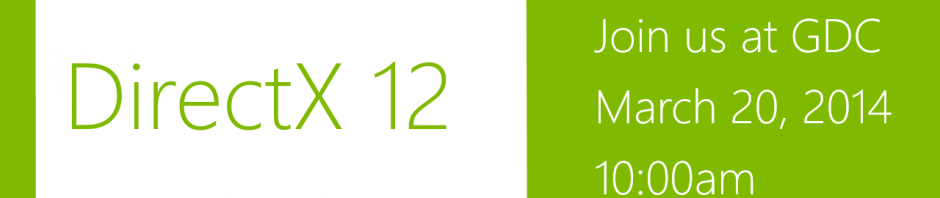 Microsoft anuncia apresentação do DirectX 12 para 20 de março