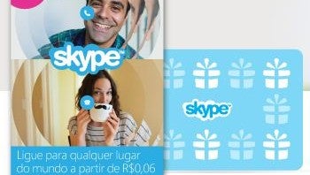 Internautas podem utilizar Skype a partir de cartões pré-pagos