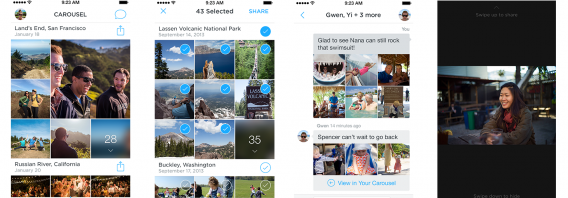 Carousel, novo app do Dropbox, organiza suas fotos em uma timeline