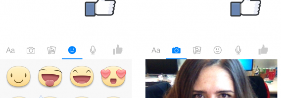 E os selfies invadem também o Facebook Messenger