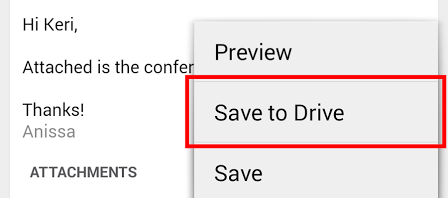 Atualização permite que Gmail para Android anexe arquivos no Drive