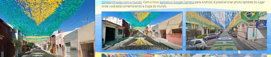 É Copa do Mundo, amigo! Google Maps exibe as ruas brasileiras enfeitadas para o torneio