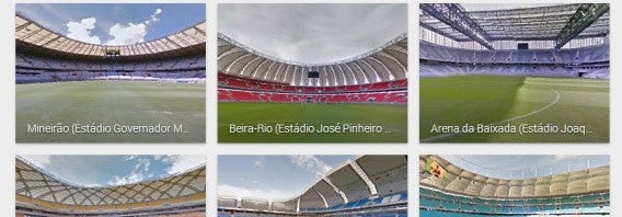 Google Maps coloca você dentro dos estádios da Copa do Mundo