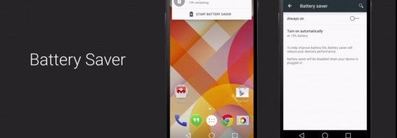 Projeto Volta Android L duração bateria