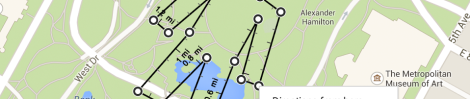 Google Maps agora permite ao usuário medir distância entre múltiplos pontos