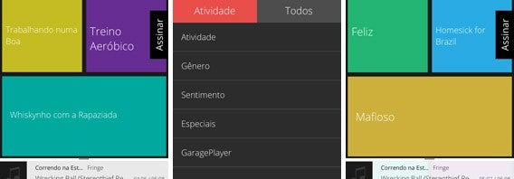 Listas de reprodução temáticas e filtros do SuperPlayer