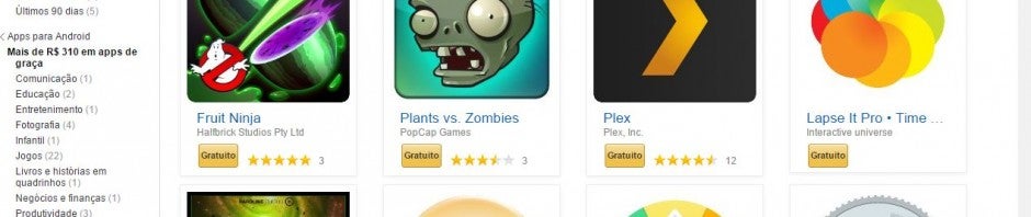 Amazon 310 apps gratis