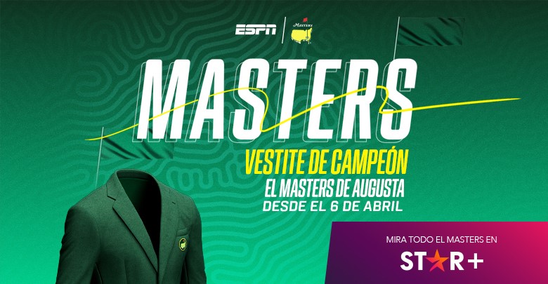 O Augusta US Masters é jogado no Star+