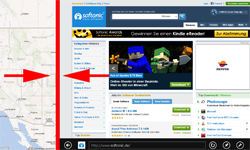 Windows 8: Mit Metro-Snap zwei Apps nebeneinander anzeigen