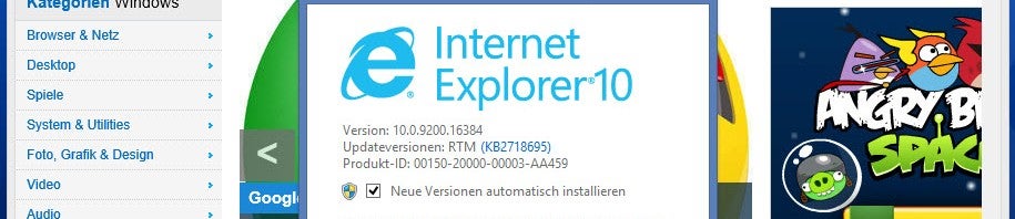 Internet Explorer 10 für Windows 7 ist da