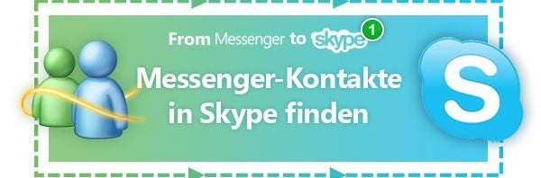 Messenger-Kontakte in Skype finden