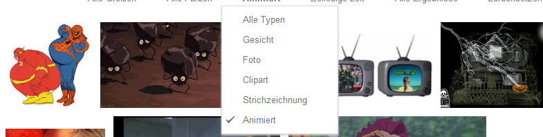 Animierte GIFs: Neuer Filter in Googles Bildersuche spürt Minifilme auf