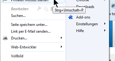 Firefox 20 erleichtert Privates Surfen und Downloads
