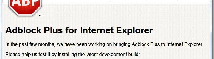 Adblock Plus: Jetzt auch im Internet Explorer ohne Werbung surfen