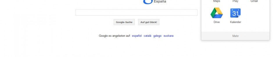 Google-Suche erhält neues Design für Menüs